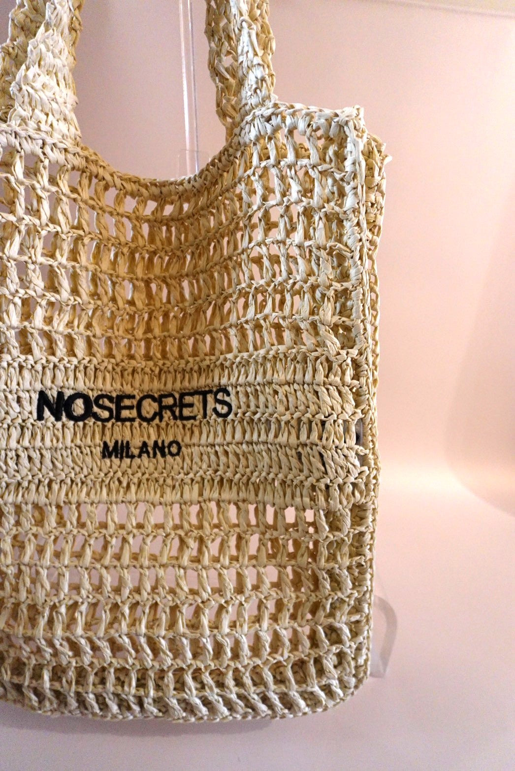 Raffia Market Tote / NO SECRETS