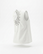 Back Ribbon A-Line Blouse / MEIMEIJ