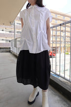 Sculptural Pleated Shirt / MEIMEIJ