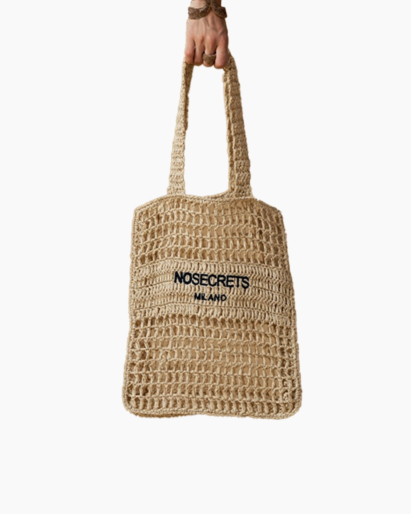 Raffia Market Tote / NO SECRETS