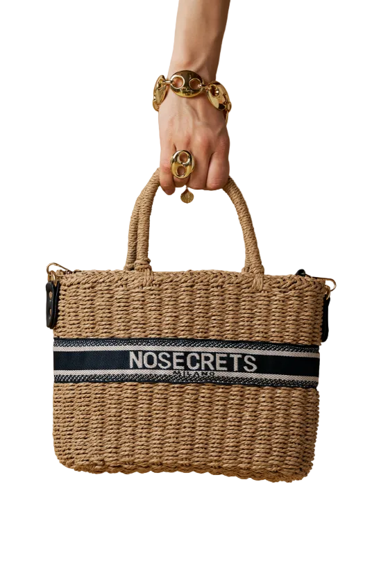 Logo Strap Basket Bag / NOSECRETS