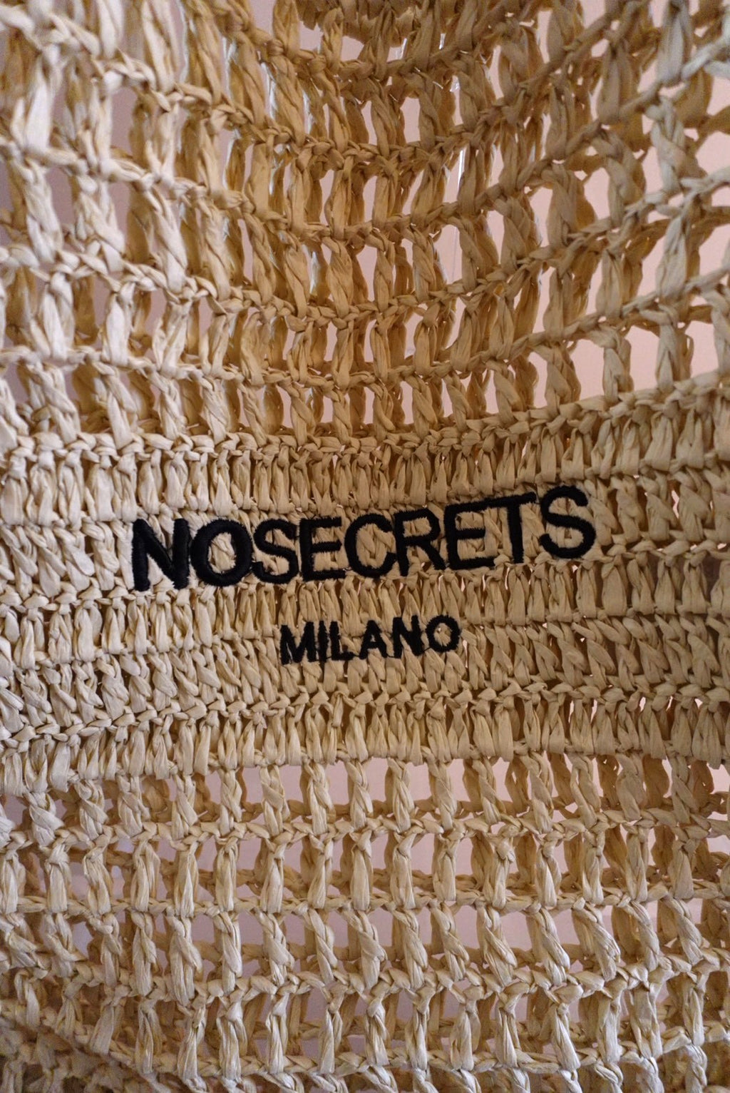 Raffia Market Tote / NO SECRETS