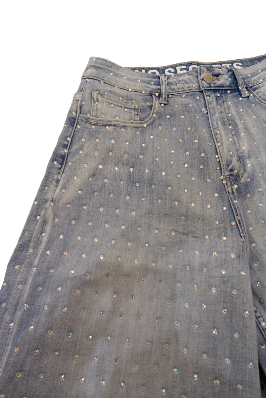 Jewel Denim Shorts / NOSECRETS