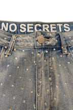 Jewel Denim Shorts / NOSECRETS