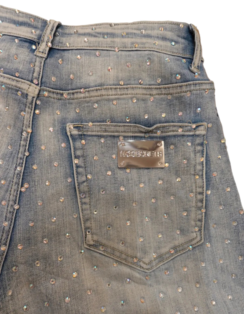 Jewel Denim Shorts / NOSECRETS