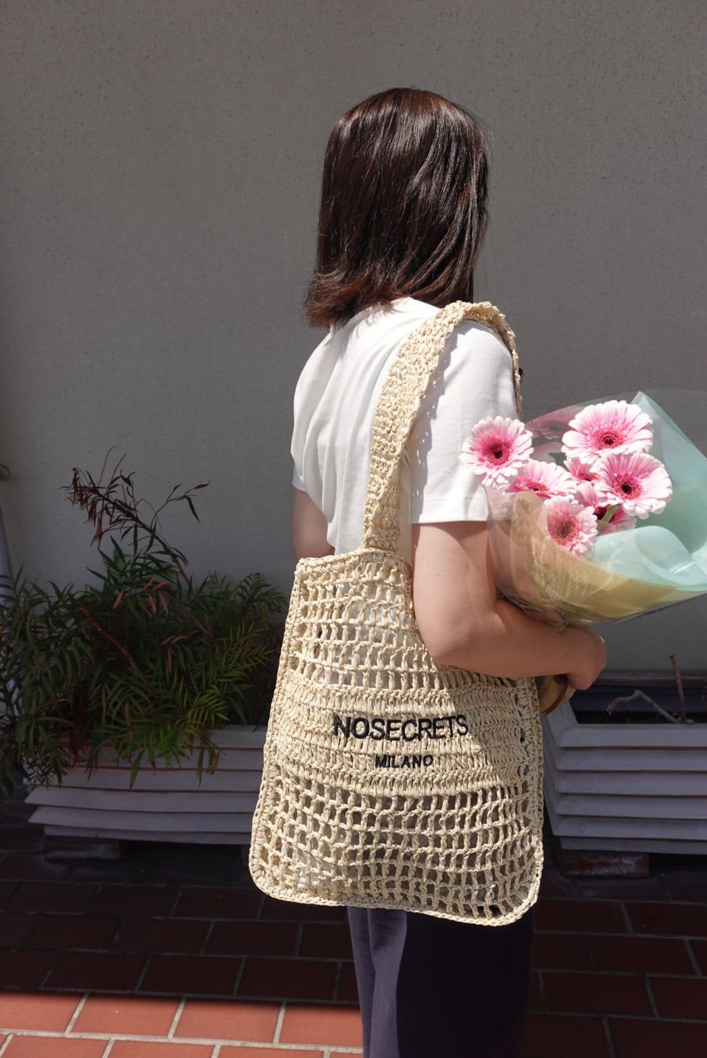 Raffia Market Tote / NO SECRETS