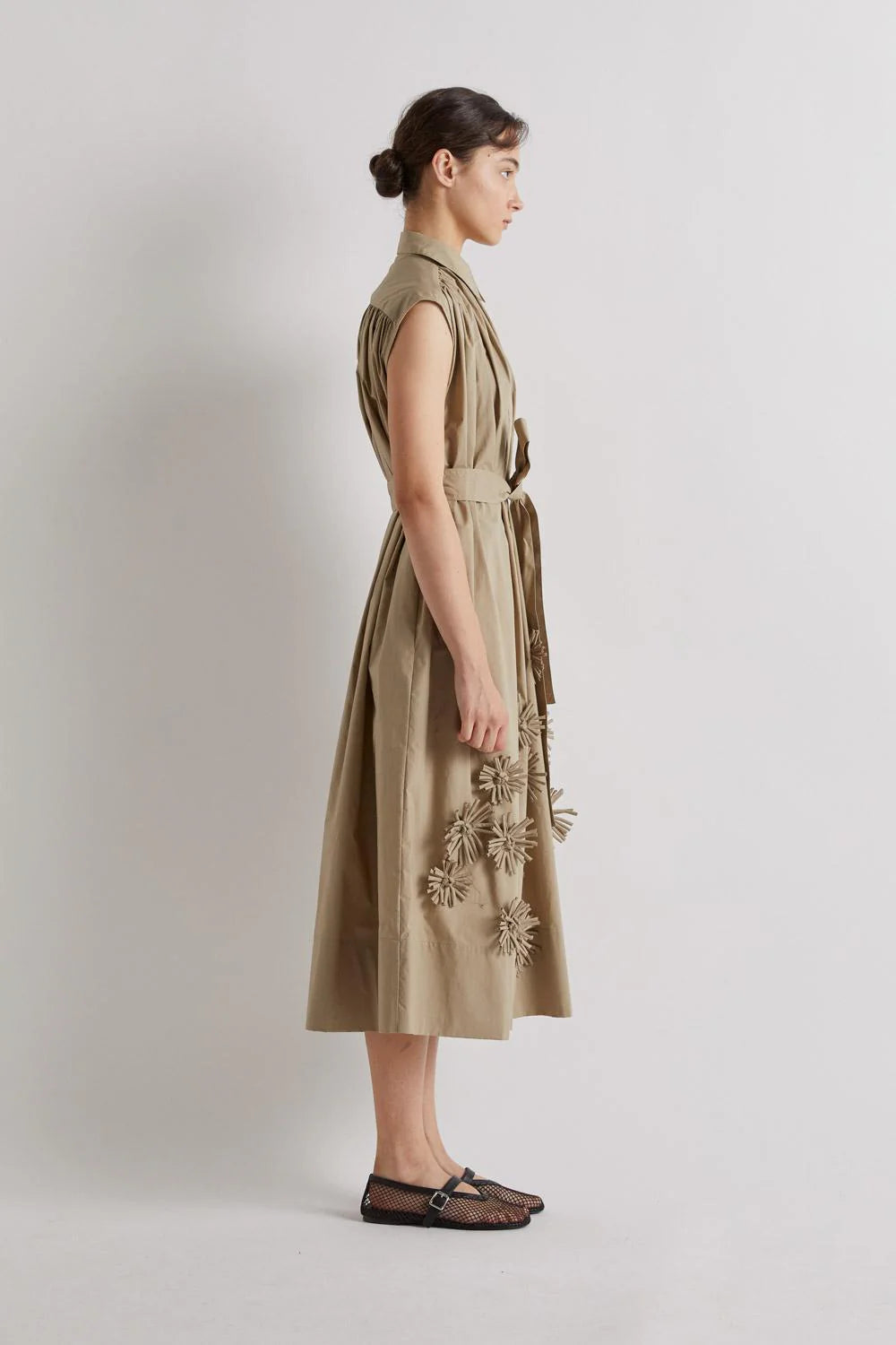 Flower motif dress / MEIMEIJ