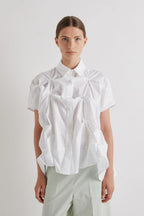 Sculptural Pleated Shirt / MEIMEIJ