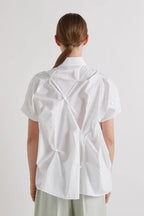 Sculptural Pleated Shirt / MEIMEIJ