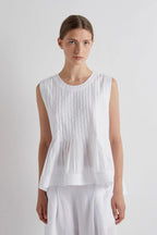 Tuck & Pleat Sleeveless / MEIMEIJ