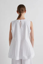 Tuck & Pleat Sleeveless / MEIMEIJ