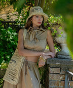 Raffia Market Tote / NO SECRETS