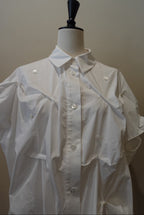 Sculptural Pleated Shirt / MEIMEIJ