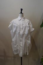 Sculptural Pleated Shirt / MEIMEIJ