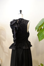 Smocking Ruffle Dress / MEIMEIJ
