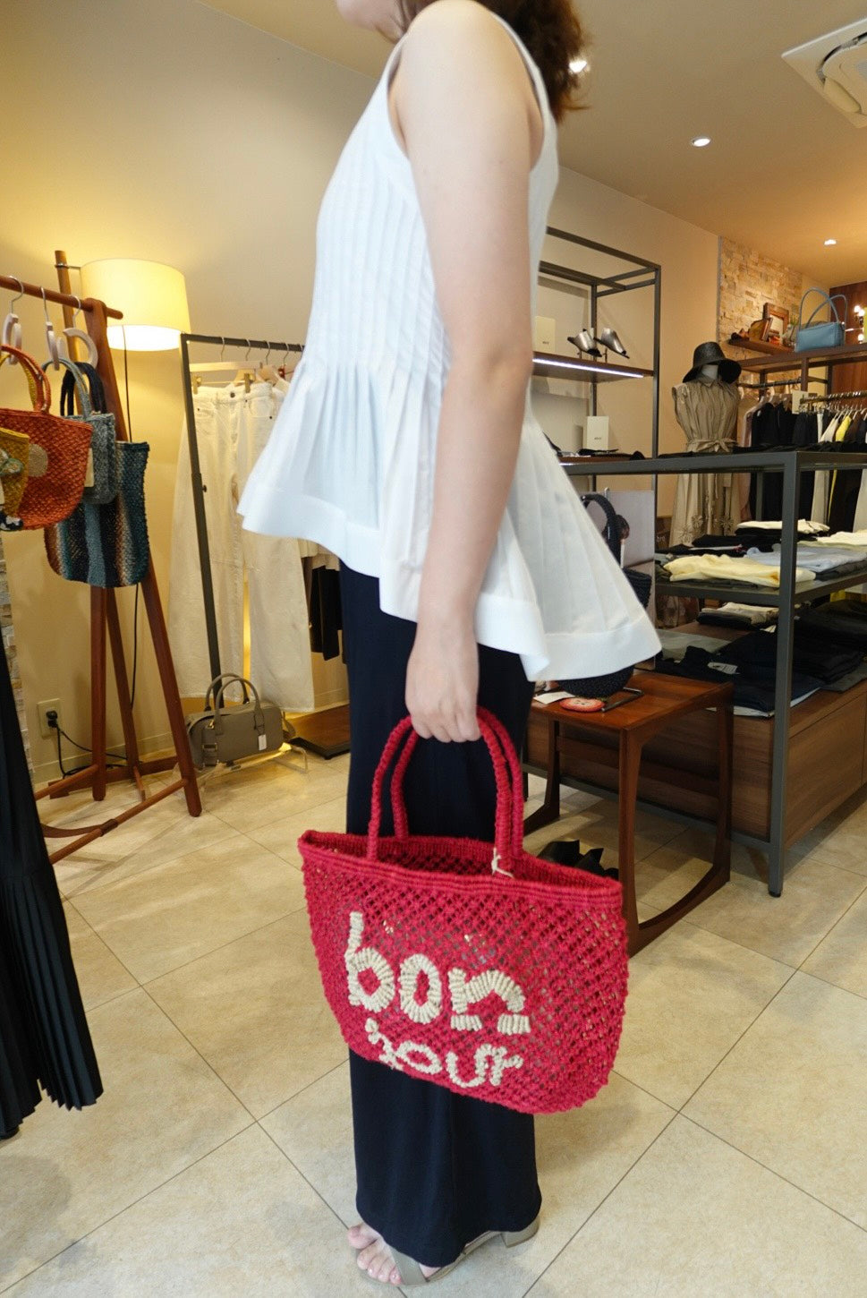 Tuck & Pleat Sleeveless / MEIMEIJ