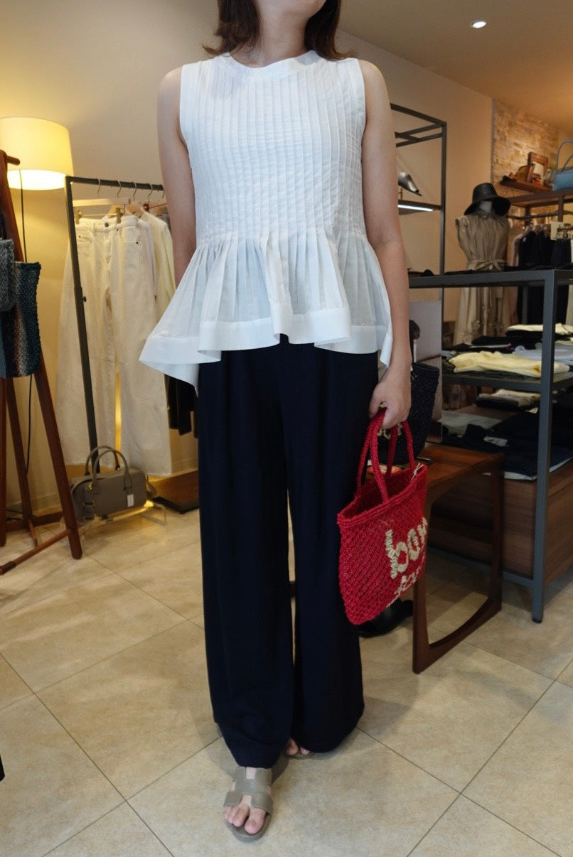 Tuck & Pleat Sleeveless / MEIMEIJ
