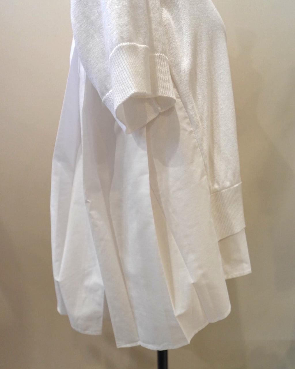 Knit Combination Top / MEIMEIJ