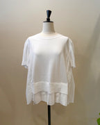 Knit Combination Top / MEIMEIJ