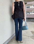 Back Ribbon Blouse / MEIMEIJ