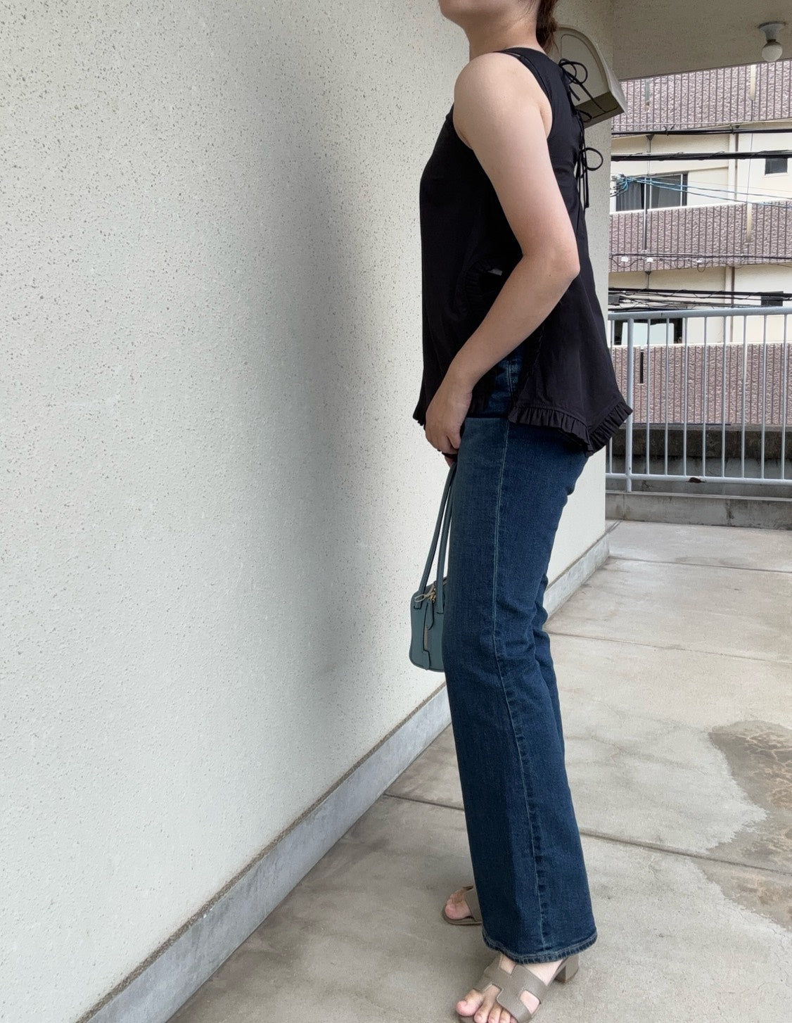 Back Ribbon Blouse / MEIMEIJ