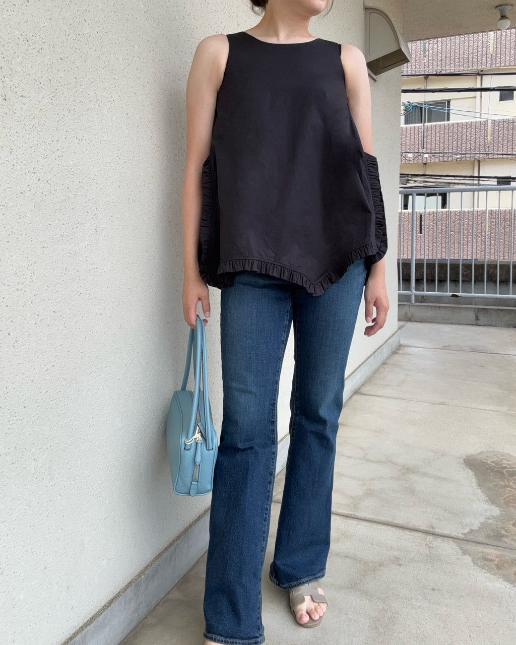 Back Ribbon Blouse / MEIMEIJ