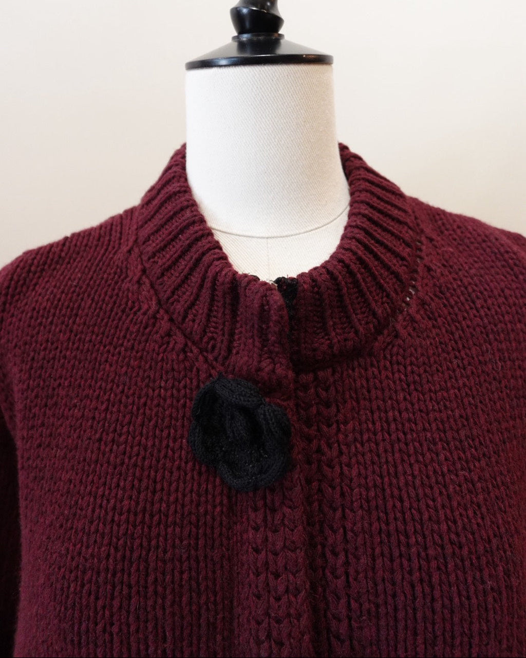 ジップアップ ニットカーディガン / AVN