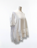 Knit Combination Top / MEIMEIJ
